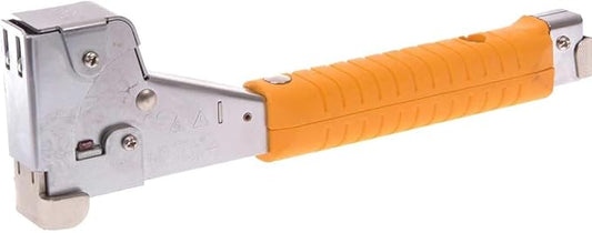 Arrow HT50 Heavy Duty Hammer Tacker, Chromed-Steel Manual Stapler with Sure-Grip Handle, Dual-Capacity Rear-Load Magazine, Fits 5/16?? 3/8", or 1/2" Staples