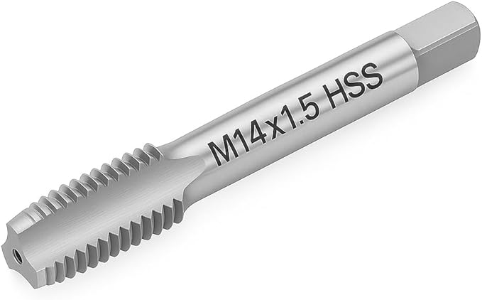 M14x1.5 Metric Thread Tap 6542 High-Speed Steel Tap for Internal Threading and Repair