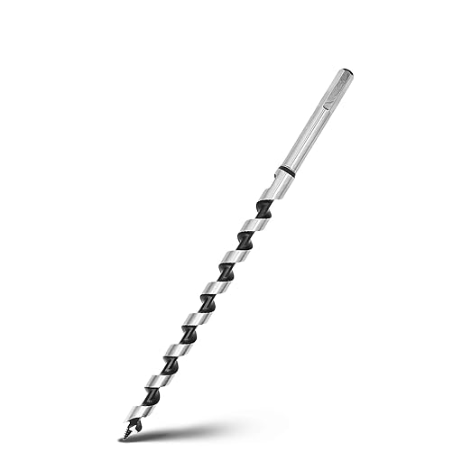 9/16 x 11.8 inch Auger Drill Bit for Wood,14mmx300mm Hex Shank Ship Auger Bit for Soft Wood, Hard Wood, Plastic, Composite Materials and DIY Projects