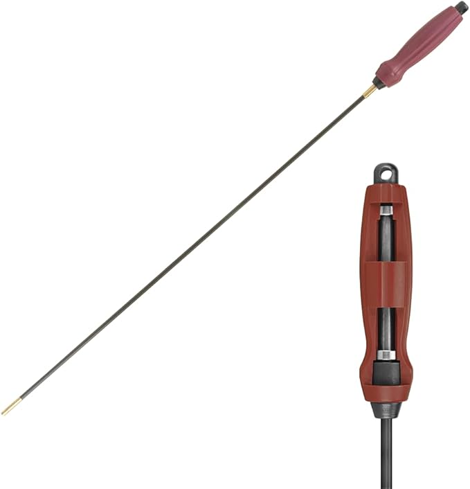 Tipton Deluxe Cleaning Rods .17-.20 Cal, 36" with Multiple Caliber Sizes and Lengths, Carbon Fiber Shaft and Hanging Hole for Cleaning, Maintenance and Gunsmithing