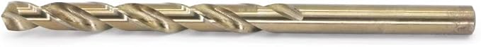 Metric Cobalt Drill Bits 7mm 10PCS, M35 high Speed Steel, high Hardness Straight Shank Drill, Mechanical or Hand Drill for Drilling, Suitable for Stainless Steel, Iron, Copper and Aluminum.