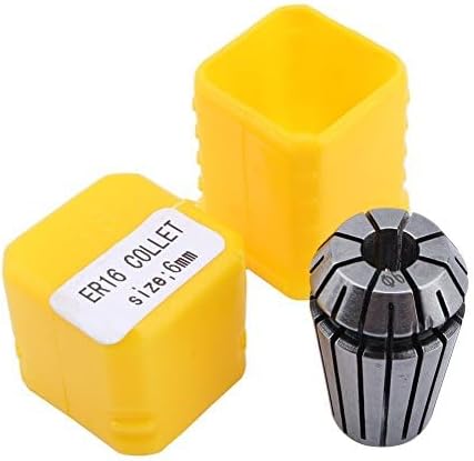 ER16 Collet Set 1-10mm 10 Pcs Self-Release High Clamping Force Spring Collet for CNC Engraving Machine & Milling Lathe Tool (65Mn Spring Steel)
