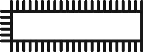 EuroTool Flat Hand File, Cut 4, 6 Inches | FIL-040.30