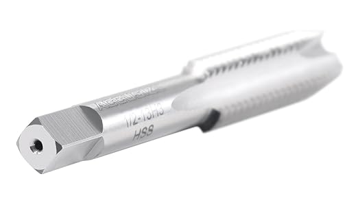 Accusize Tools - HSS Spiral Point Taps, ANSI Standard, Ground, from 5/8-11NC to 1"-8NC (1/2-13NC, 3 flutes)