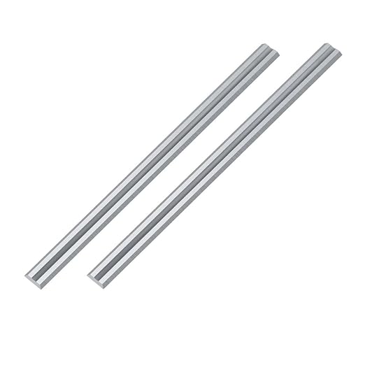 3-1/4inch Carbide Hand Planer Replacement Blades, for Woodturning Replacement Cutter Knives, for Craftsman, Bosch, Milwaukee, Makita, DeWalt, Ryobi 3-1/4 Planer, 2-Pcs (82x5.5x1.1)