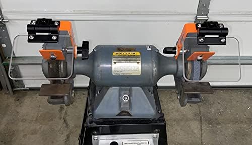 Universal & Baldor Bench Grinder Eye Shields and Eye Shield Mounting Assembly for 6 and 7-inch, Smaller Model, Power Bench Grinders, ATS P/N UGS-1