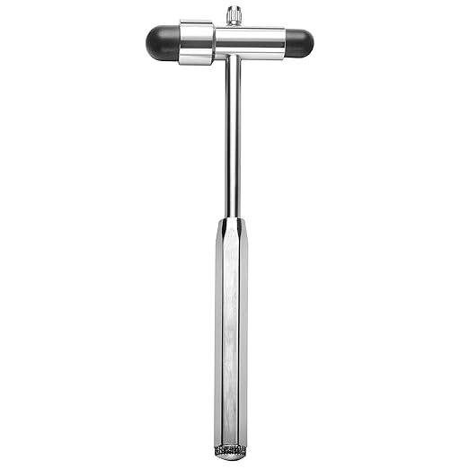 PrimaCare DH-3693-10 Pack of 10 Buck Neuro Reflex Hammer, Neurological Reflexes Testing Hammer with Dual-Plastic Head & Built-in Brush, Best Medical Supplies, 7.5 Inches