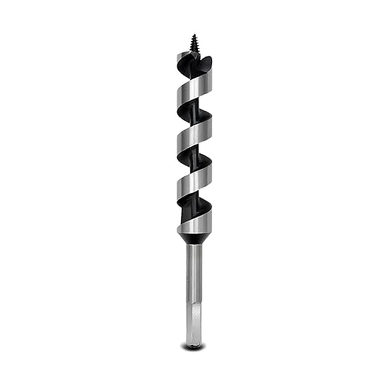 1-3/16 x 9 inch Auger Drill Bit for Wood, 30x230mm Hex Shank Ship Auger Bit for Soft Wood, Hard Wood, Plastic, Composite Materials and DIY Projects