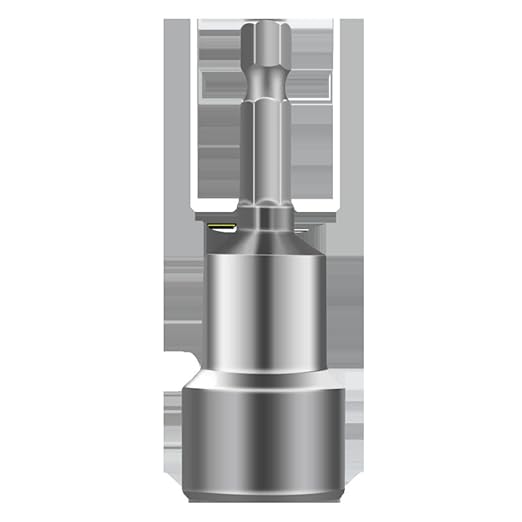 10 PCS 1/4" Hex Shank Magnetic Power Nut Driver Bit Sets, 1/4 inch Quick Change Socket Nut Driver Bit Magnetic,Heavy Duty 1/4 Nut Driver Length 2.5 inche (65mm)