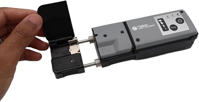 Precision Thermal Fiber Stripper | Fast Buffer & Coating Removal in 5 Seconds | Adjustable Heat Settings | Works with Single & Ribbon Fibers | Rechargeable Battery with Global Charger