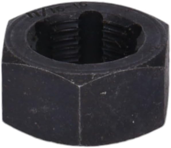 Century Drill & Tool, 92933, 11/16-16 NF, National Fine Fractional Right Hand Rethreading Die, High Carbon Steel, Fix Bolts or Studs