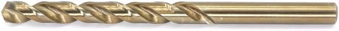 Metric Cobalt Drill Bits 6.8mm 10PCS, M35 high Speed Steel, high Hardness Straight Shank Drill, Mechanical or Hand Drill for Drilling, Suitable for Stainless Steel, Iron, Copper and Aluminum.