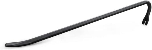 Olympia Tools 18" Wrecking Bar, Heavy Duty Pry Bar with Beveled Chisel End and Forged Carbon Steel for Prying, Lifting and Pulling Nails