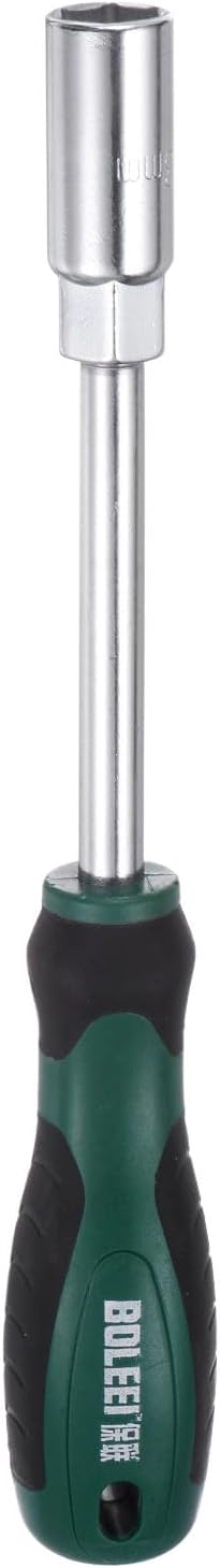 HARFINGTON Metric Nut Driver 13mm CR-V Non-Magnetic Tip Hollow Shafts Hex Socket Screwdriver with Non-Slip Handle for Automobile Repair
