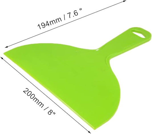 10Pcs Putty Scraper 8" Plastic Flexible Putty Knives,Large Size Pack,Disposable Spreader Flexible Plastic Paint Scraper Tool for Spackling, Taping Drywall Wall Painting (8" - 10Pack)