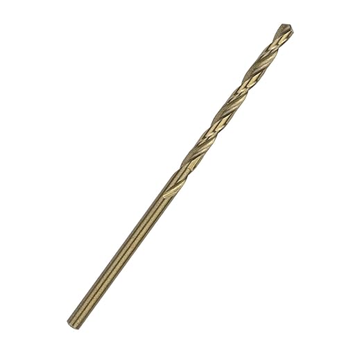 3/32 Inch Cobalt Drill Bit Set 5pcs for Metal, Steel, Hard Metal, Cast Iron (3/32 x 2-1/4")