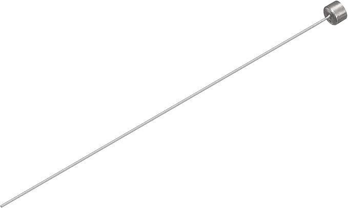 uxcell Straight Ejector Pins, 0.6mm Dia. 65Mn Steel Round Tip Punch 100mm (4") Long for Mechanical Maintenance