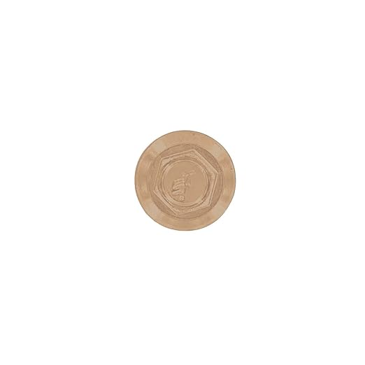 Fasteners Plus ST Fastening Maxx SteelBinder Metal to Metal #12 X 1-1/2" Tan Screws with EPDM Rubber Washer, 250-Count - Designed for Roofing and Siding Panels