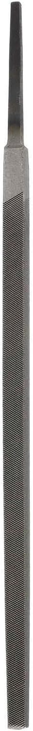 HARFINGTON 6" Square Fine Cut File Double Cut Teeth Fine Metal File High Carbon Steel T12 without Handle for Metal Wood Finishing Roughing Shaping, Grey