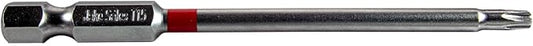 T15 x 3-1/2" Torx/Star Driver Bit - Quick Change Shank Bit for Screws and Fasteners (100)