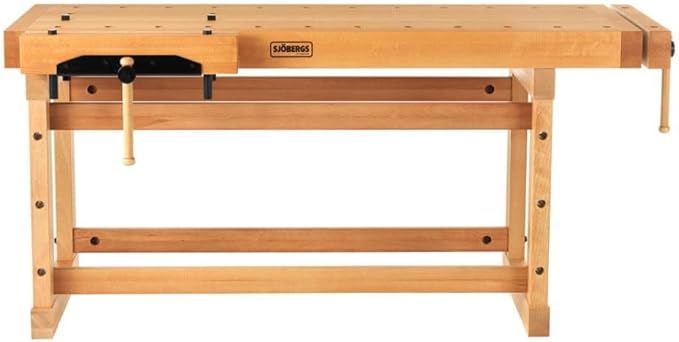 Sjobergs Professional Elite 2000 European Beech Workbench, SJO-66923CK (Elite 2000 + Cabinet SM04 + Clamping Platform)
