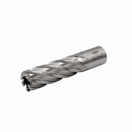 HSS M2AL Annular Cutter 2" DOC with 3/4" Weldon Shank for Magnetic Drill Press by EST (D3/4" X 2")