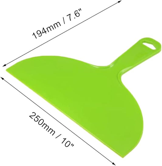 10Pcs Putty Scraper 10" Plastic Flexible Putty Knives,Large Size Pack,Disposable Spreader Flexible Plastic Paint Scraper Tool for Spackling, Taping Drywall Wall Painting (10" - 10Pack)