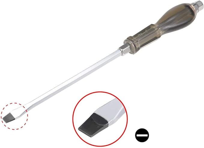 Utoolmart Slotted Impact Screwdriver 8 Inch Keystone Demolition Driver Magnetic 2Pcs