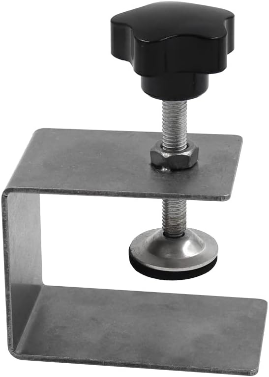 Bibabala 2Pcs Drawer Front Installation Clamps, Stainless Steel Universal C-Clamp, Cabinet Installation Tools, Beam Clamps for Easy and Fast Installing Face Frame of Cabinets