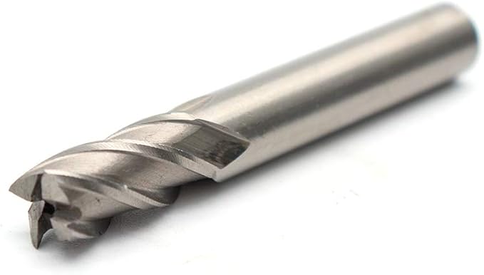 End Mill Cutter 4-Flute CNC Bit 10mm/0.4" Cutting Dia and Shank Dia - Pack of 2