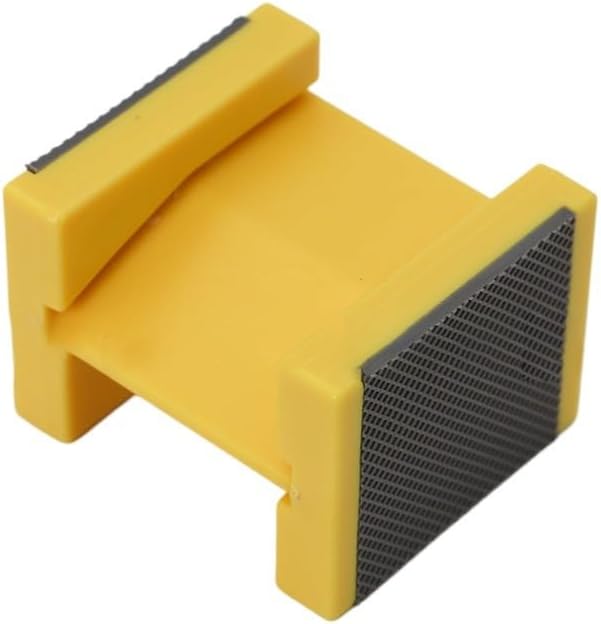 Edge Tape Holder and Edge Banding Trimmer Tool for Woodworking, Adjustable Edge Tape Fixer with Uniform Pressure and Anti-Misalignment Guide, Small Wood Wedge Tool, Yellow(Big)