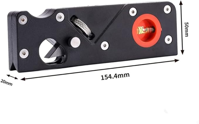 szhdxsy Combination 7-in-1 Cutter Heads Wood Planar Carpenter's Edge Trimming Tool, Suitable for Quick Edge Trimming and Chamfering, Black