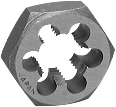 Century Drill & Tool, 95620, 14X1.25, Hex Die, Precision Cut External Threads, High Carbon Alloy Steel