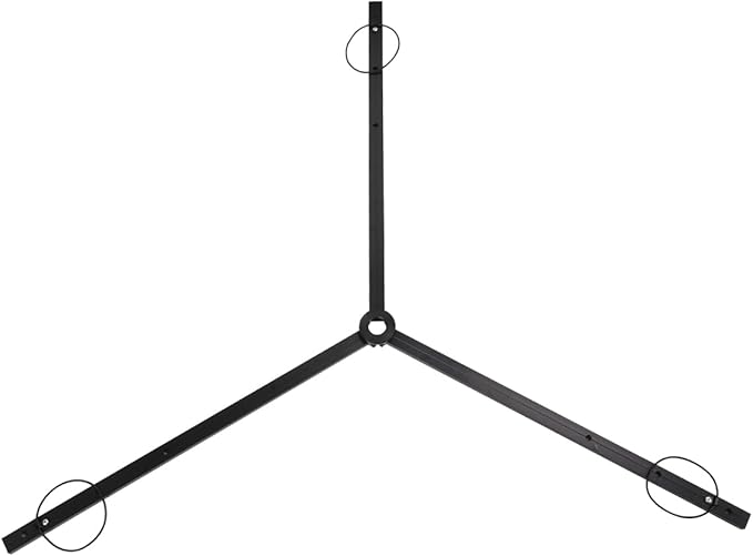 Tripod Stabilizer Floor Guide Foldable Light Weight Leveling Kit with Static Stabilizer Tool, TSFG02 Tripod 23.6" Stabilizer Triangle Strut (1 Piece)