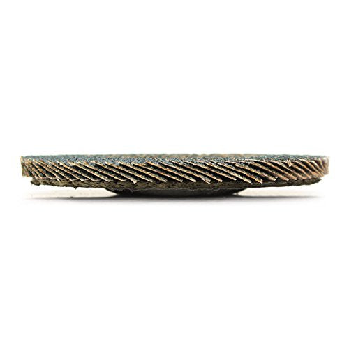BHA Grinding and Sanding Flap Discs T27, 4-1/2" x 7/8", 60 Grit - 10 Pack