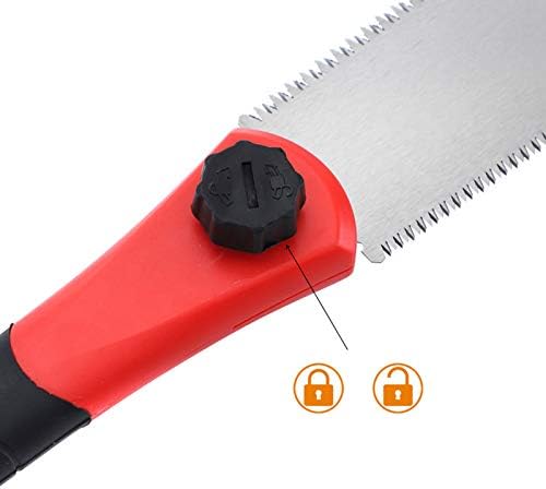 Meichoon Japanese Style Hand Saw - Double Edge Pull Saw, 12.5 Inch Flexible Blade, 25.6 Inch Length