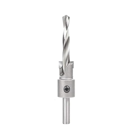 Amana Tool 55140 Carbide Tipped Shankless Counterbore with Slow Spiral #20 Screw 5/8 D x 5/16 Drill D x 5/16 Drill SHK