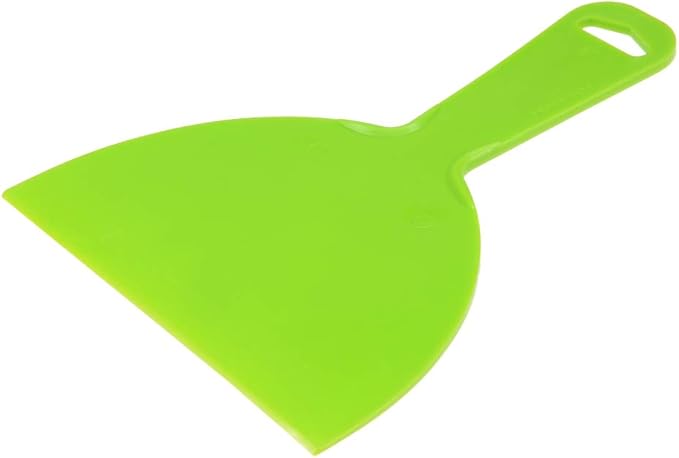uxcell Putty Scraper 6" Plastic Flexible Putty Knives Disposable Spreader for Taping Drywall Wall Painting Green 3pcs