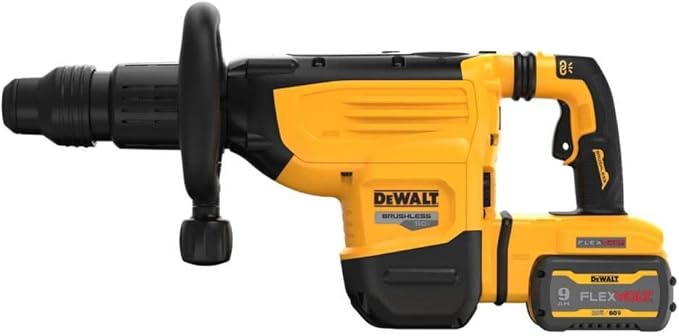 DEWALT 60V MAX* 22 lb. Cordless SDS MAX Chipping Hammer Kit (DCH892X1)
