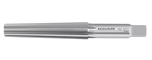 Accusize Industrial Tools H.S.S. Morse Taper Finishing Reamer, MT2, 2802-0002