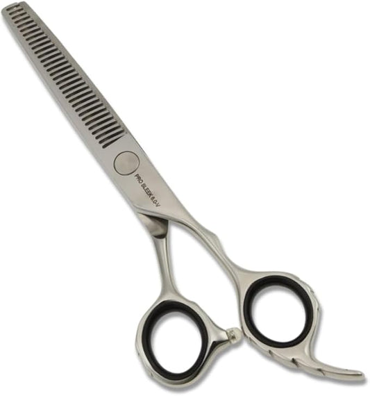 Hair Thinning Scissors ??6" Stainless Steel Blending Shears with 32 Teeth and Ball Bearing Tension Screw ??Razor Edge Thinning Tool for Barbers and Stylists