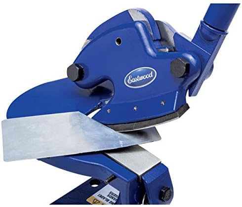 Eastwood Throatless Shear Multiple Purpose Bench Top Throatless Sheet Metal Shear Cutter Tool Solid Steel Frame Mounting Type
