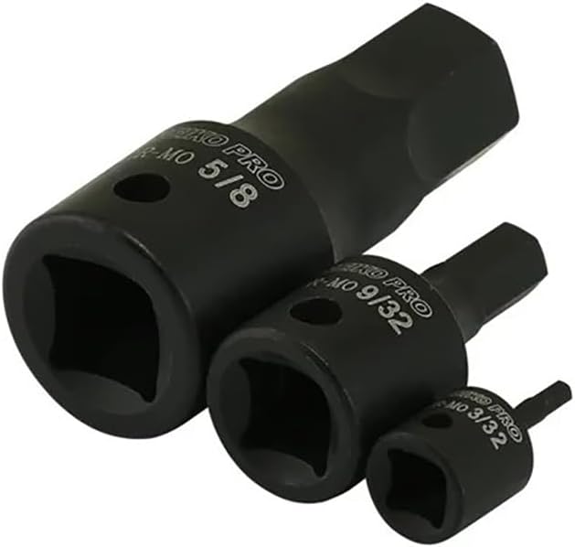 NEIKO 01142B Allen Bit Socket Set | 14 Piece | SAE | 3/32??to 3/4" | 1/4", 3/8??and 1/2" Drive | Cr-Mo Impact Grade