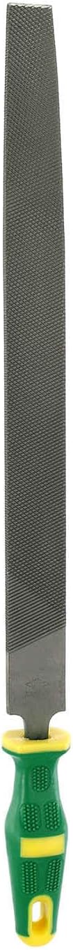 HARFINGTON Tip Coarse Cut File 14" Double Cut Teeth High Carbon Steel Hand Rasp File with Plastic Handle for Metal Wood Deburring Removing