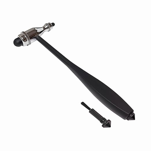 ADC 3694BK Tromner Neurological Reflex Hammer with Built-in Brush
