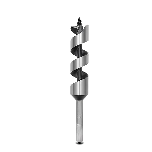 1-9/16 x 9 inch Auger Drill Bit for Wood,40mm x 230mm Hex Shank Ship Auger Bit for Soft Hard Wood, Plastic, Composite Materials and DIY Projects 1-9/16" (40mm)