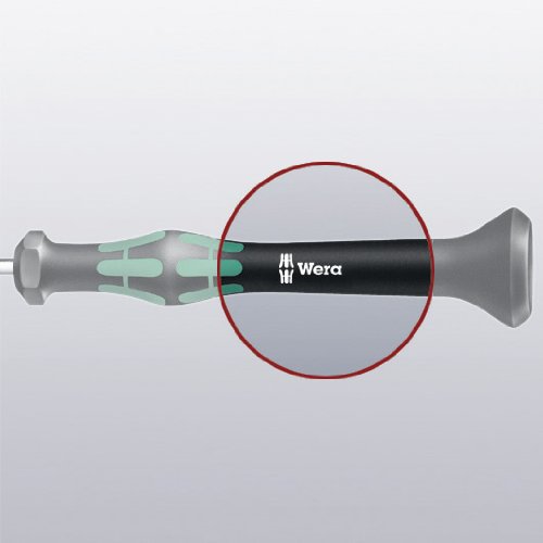 Wera 05118019002 Kraftform Micro 2050 PH Phillips Electronics Precision Screwdriver, PH 00 Head, 40mm Blade Length