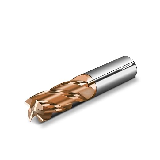 1/2" Square Nose Carbide End Mill Bits - 4 Flutes竊?/2" Diamter竊?'' Overall Length - Sharpness竊똃urable竊똕mooth Cutting