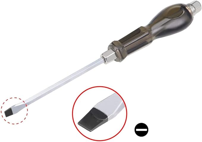 Utoolmart Slotted Impact Screwdriver 6 Inch Keystone Demolition Driver Magnetic 1Pcs