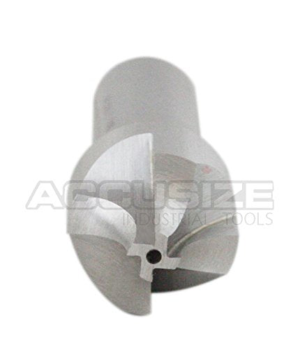 Accusize''dustrial Tools 3/8'', H.S.S. Corner Rounding End Mills, 7/8'', Shank Dia, 1-1/4'' Cutter Dia, 3-3/4'' Overall Length, 1011-0578